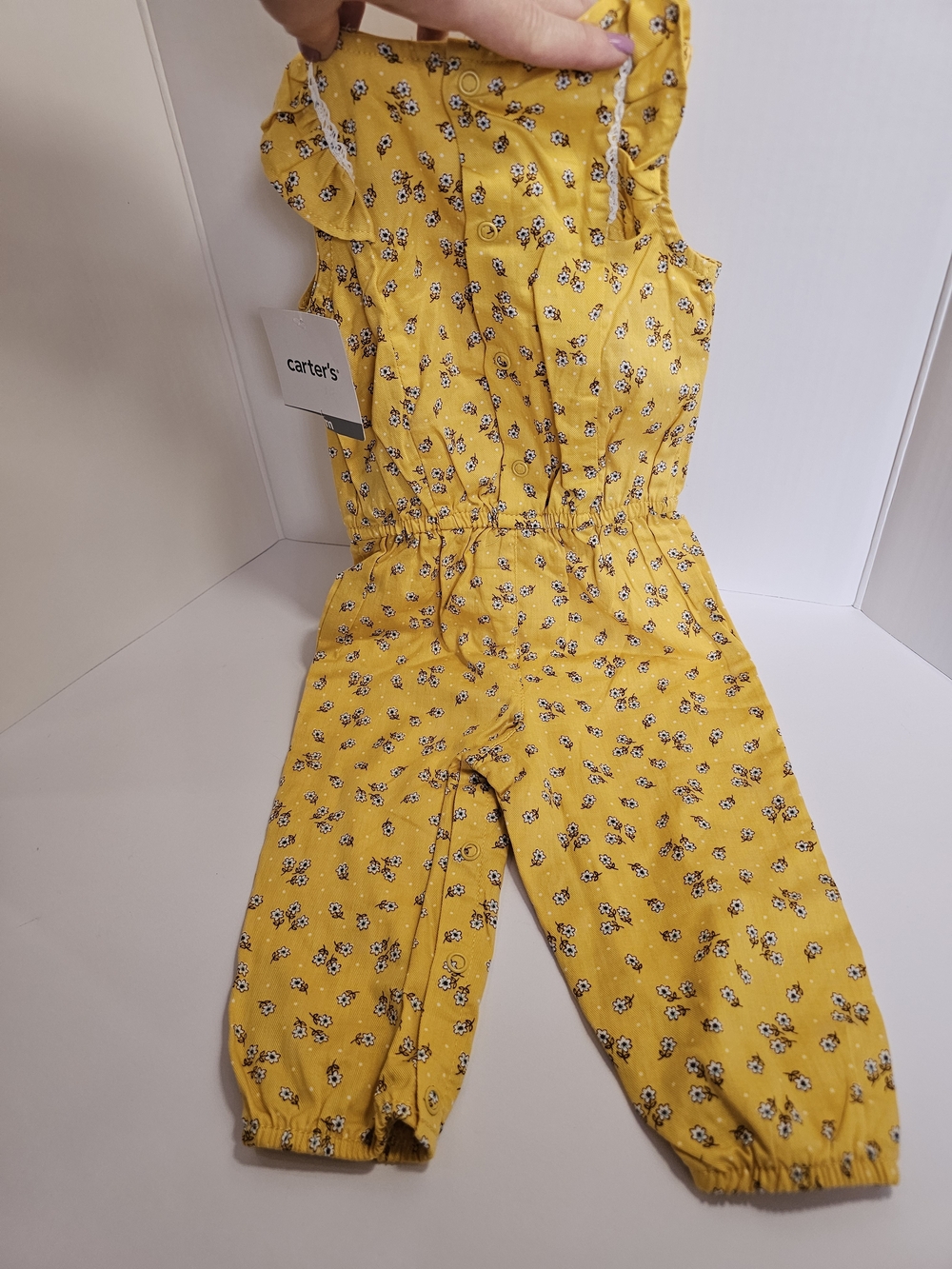 NWT - Baby Girls Summer Onesie & Dresses Lot - Pink, Yellow, White, Black - Picture 9 of 16